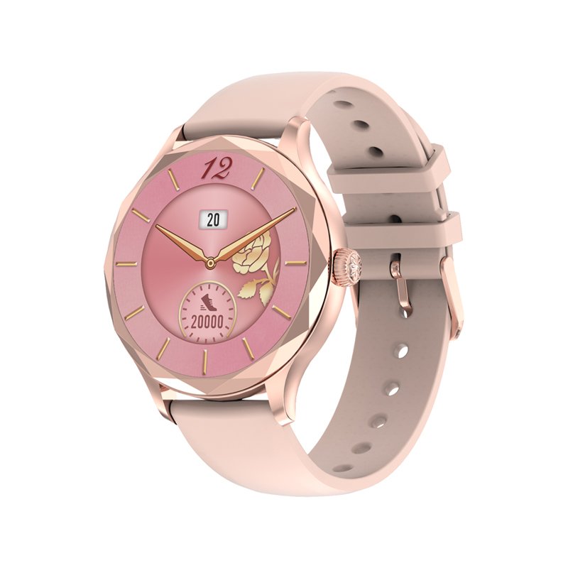 The Girl's Favorite Smart Watch DTS Diamond 1.3 Inch AMOLED BT Call Smart Wear Voice Assistant Fitness Bracelet