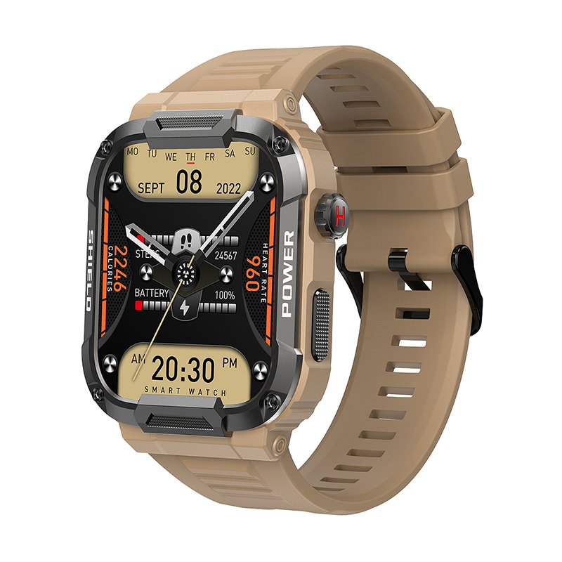 KarenM MK66 Smart Watch 2023 Men's Sport BT Dial Call Watch 1.85 Inch AI Voice Assistant Outdoor Fitness Bracelet