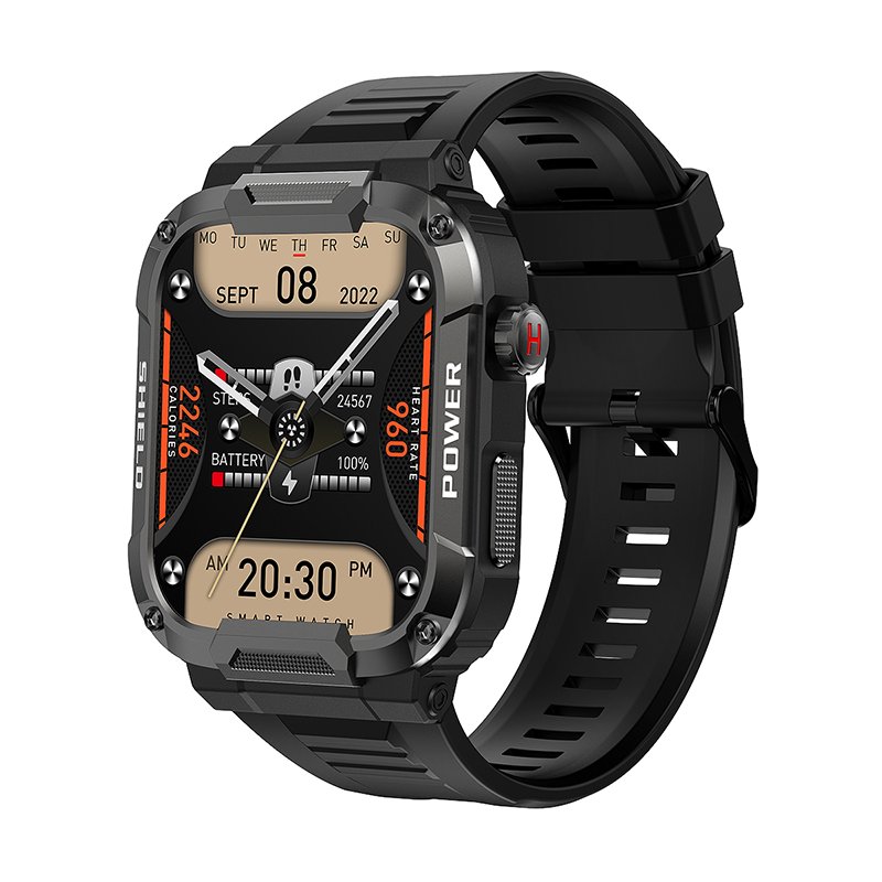 KarenM MK66 Smart Watch 2023 Men's Sport BT Dial Call Watch 1.85 Inch AI Voice Assistant Outdoor Fitness Bracelet