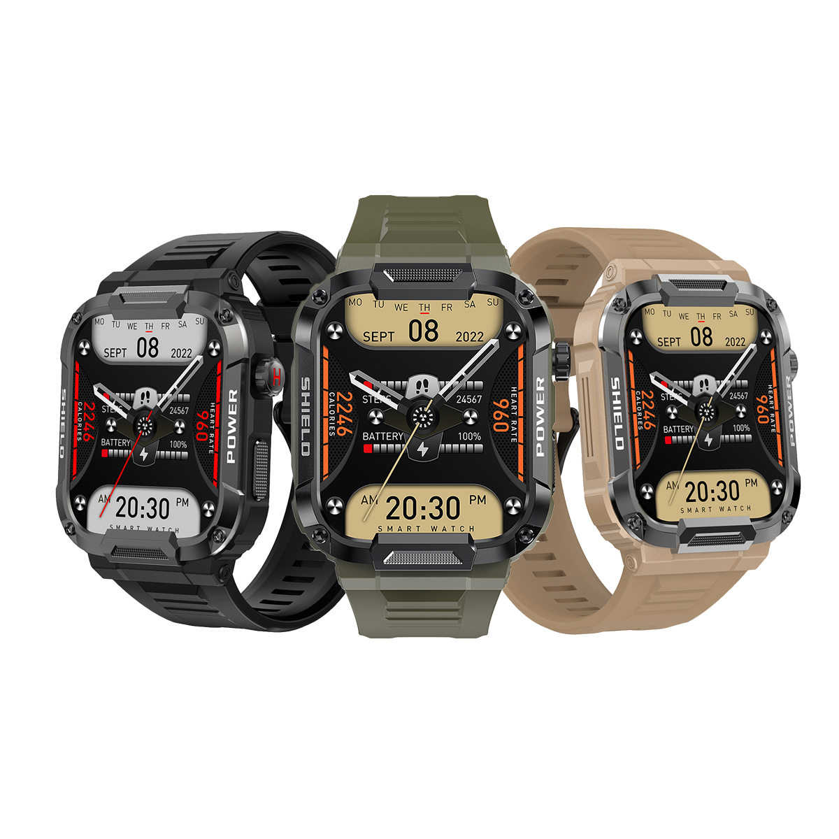 KarenM MK66 Smart Watch 2023 Men's Sport BT Dial Call Watch 1.85 Inch AI Voice Assistant Outdoor Fitness Bracelet