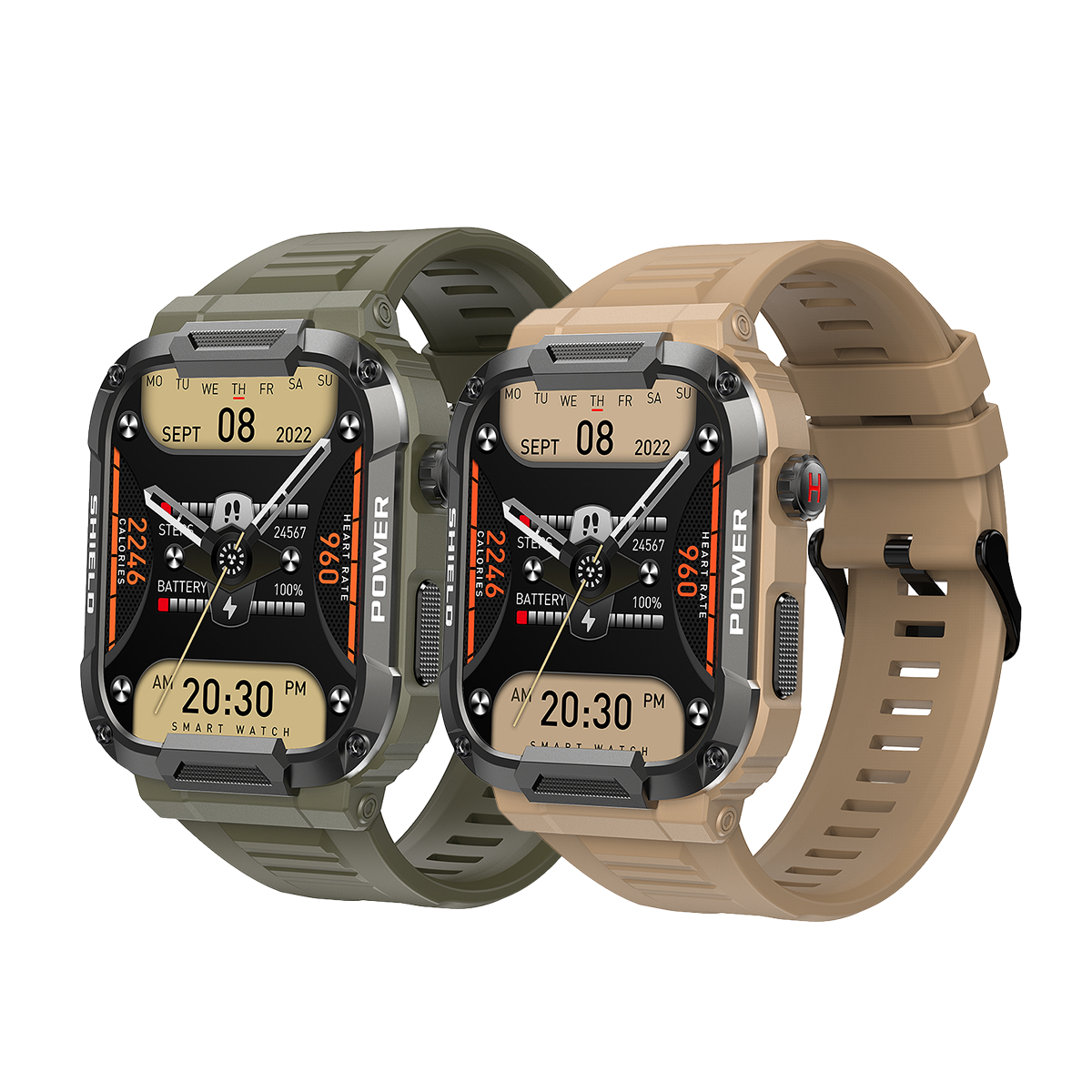 KarenM MK66 Smart Watch 2023 Men's Sport BT Dial Call Watch 1.85 Inch AI Voice Assistant Outdoor Fitness Bracelet