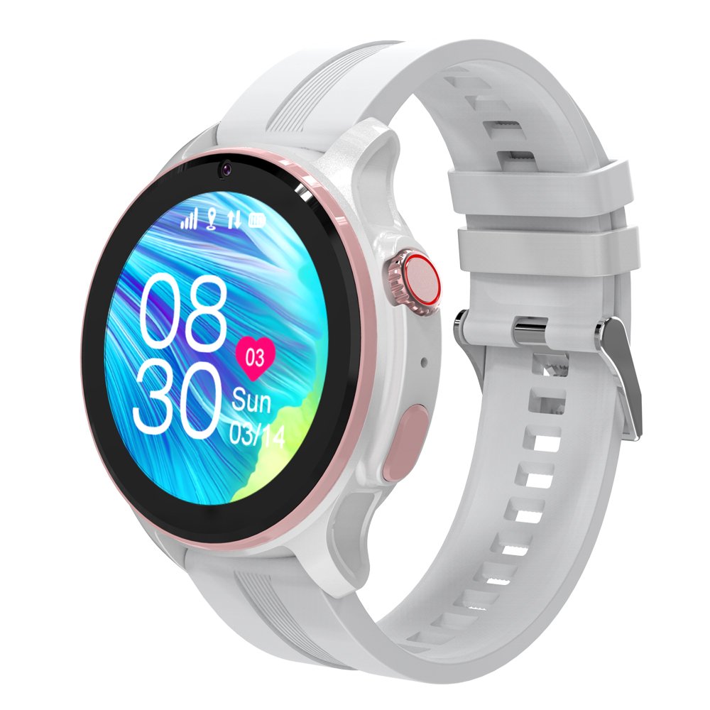 LT46 kids Smart watch 2024 4G video call watch for children 1.38 inch IPS Screen 700mAH GPS AGPS LBS WIFI SOS round kids watch