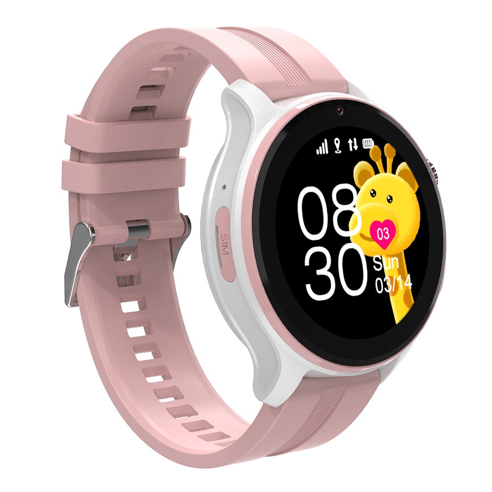 LT46 kids Smart watch 2024 4G video call watch for children 1.38 inch IPS Screen 700mAH GPS AGPS LBS WIFI SOS round kids watch