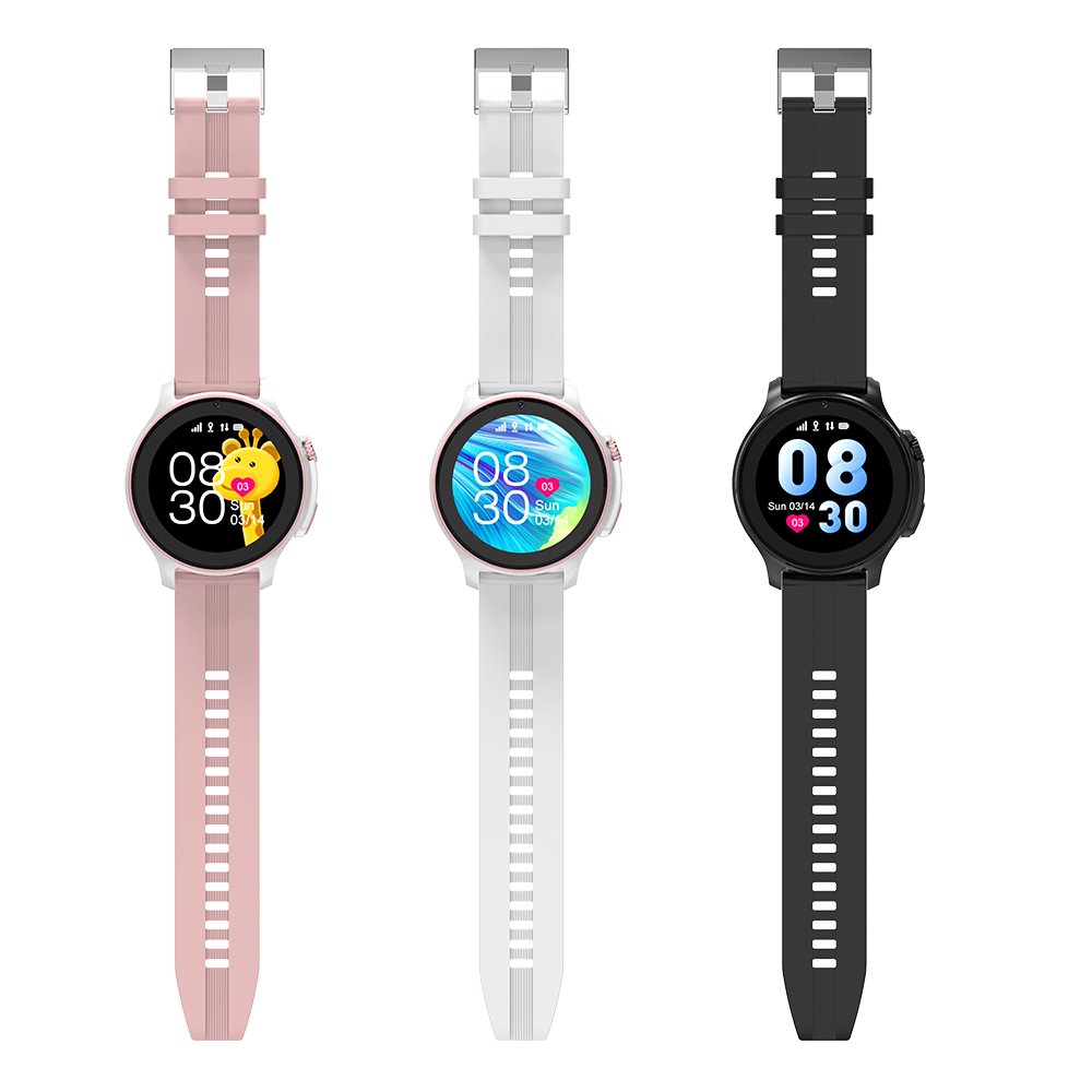 LT46 kids Smart watch 2024 4G video call watch for children 1.38 inch IPS Screen 700mAH GPS AGPS LBS WIFI SOS round kids watch