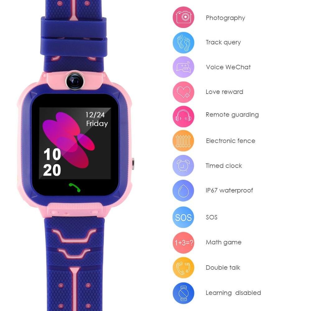 Q12 kids smart watch with sim card IP67 Waterproof sos camera smartwatch phone GPS tracker watch children Q19 A1 DZ09