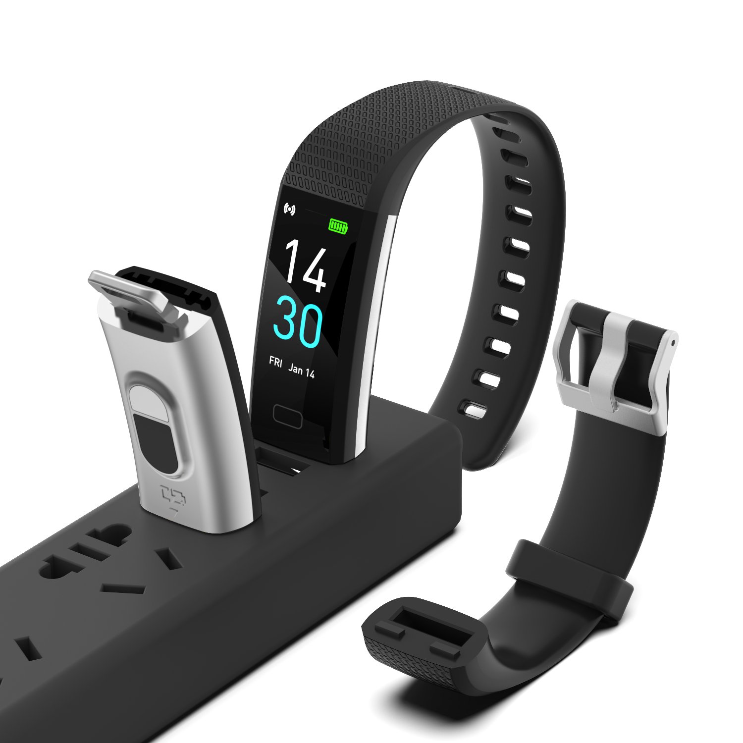 S5 Smart Band Fitness Track Wristband Sport Smart Watch Body Temperature Monitoring IP68 Waterproof Smart Bracelet for Men Women