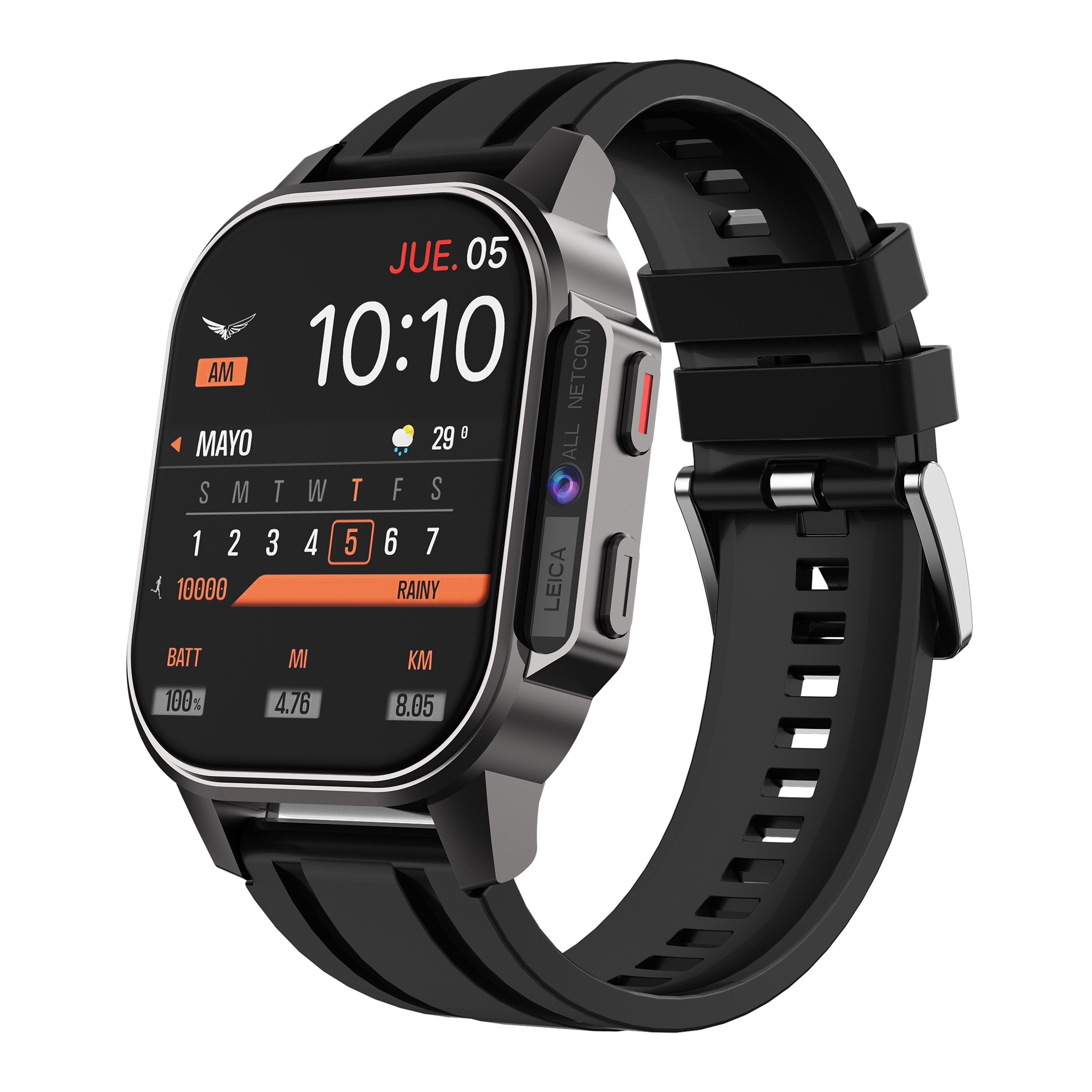 Eurasian Version 4G Smart Watch B22 2.04" Amoled Camera WIFI Heart Rate GPS Positioning Video Call Smart Sports Phone Watches