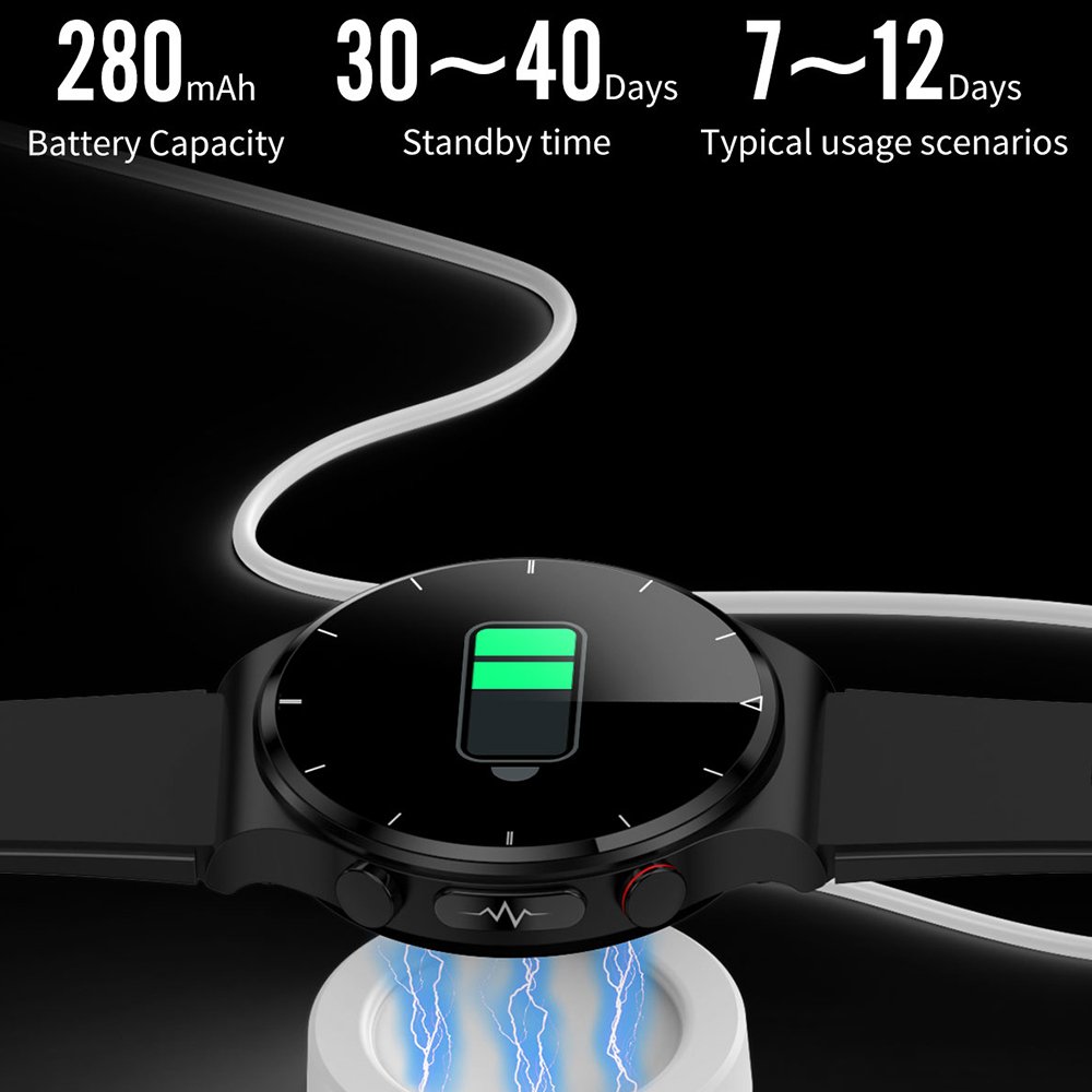 Health care products smart watch E88 with ECG PPG bpm steps calorie blood pressure heart rate monitor 360x360 resolution watch
