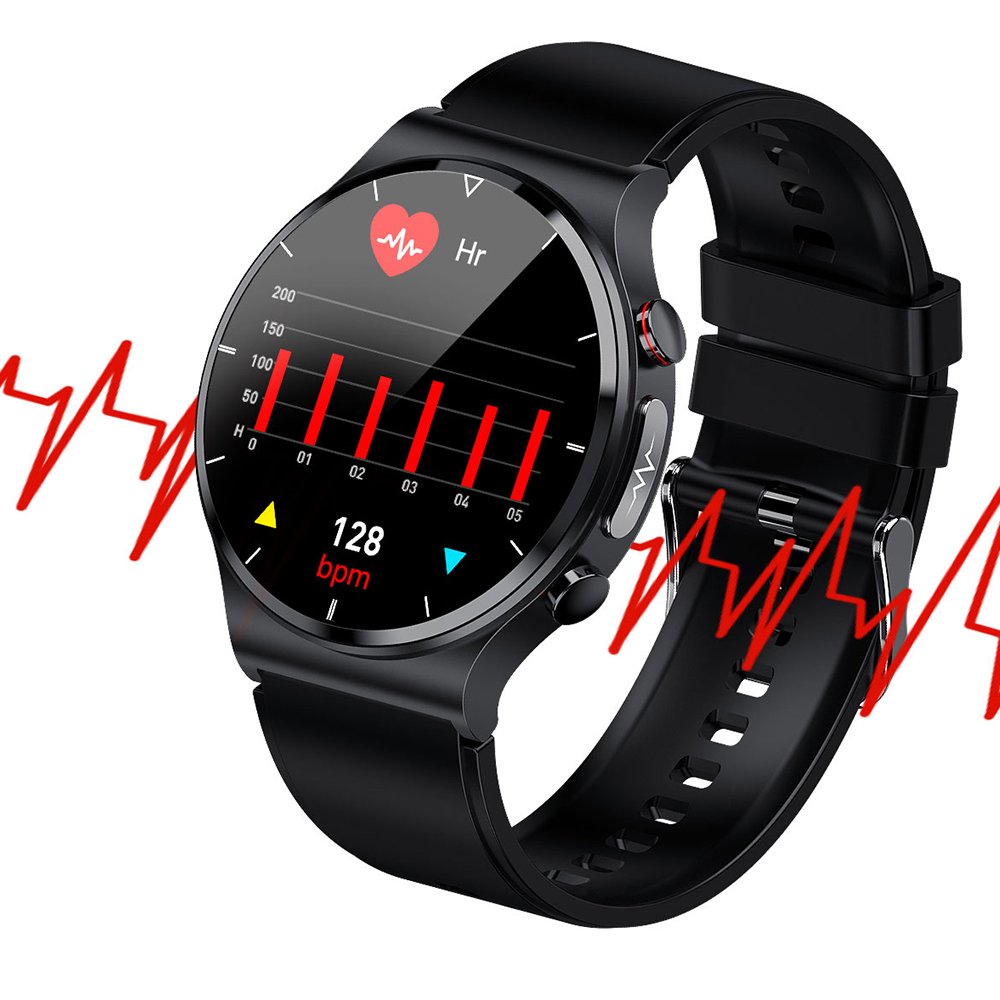 Health care products smart watch E88 with ECG PPG bpm steps calorie blood pressure heart rate monitor 360x360 resolution watch