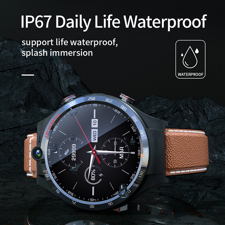 Hot Sell APPLLP 4 Android 10.7 System Bt4.0 Smart Watch 2021 Sim Card Curved Smart Wrist Band