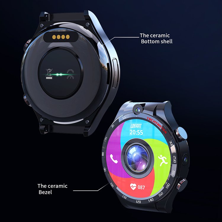 Hot Sell APPLLP 4 Android 10.7 System Bt4.0 Smart Watch 2021 Sim Card Curved Smart Wrist Band