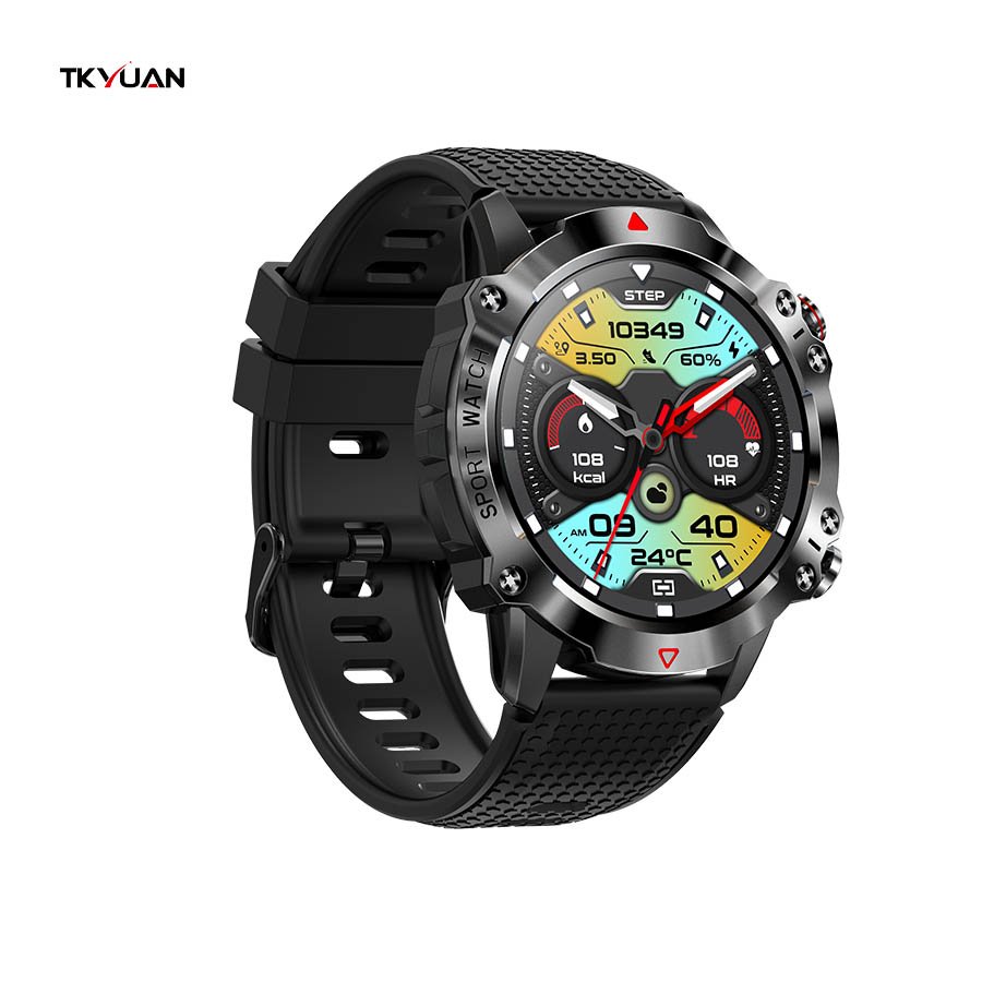 TKYUAN Outdoor Sport Smartwatch KR10 Fitness Tracker Big Touch Screen Reloj Fashion 2023 Smart watch