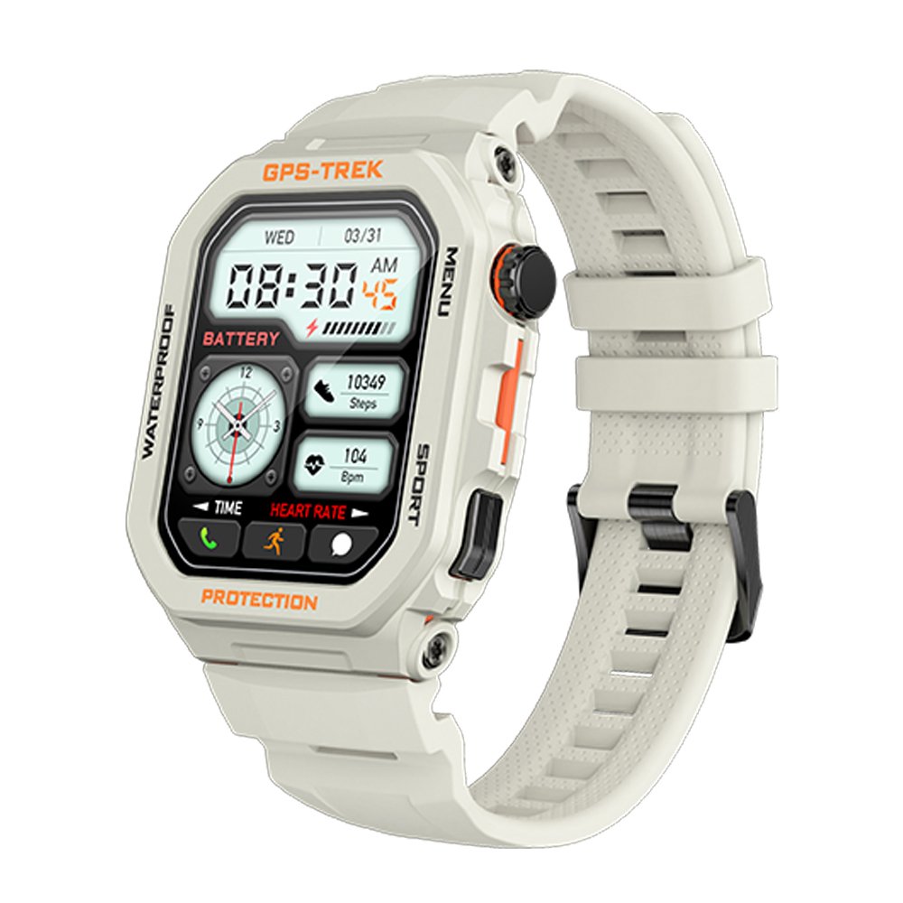 2024 FT61 Outdoor Smart Watch 1.7'' BT Call Waterproof Health Monitoring GPS Positioning Sports trajectory Smartwatch For Men