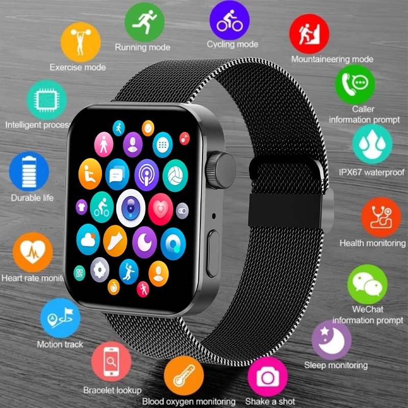 LIGE BW0273 2022 Smart Watch men And women Sports watch Blood pressure Sleep monitoring Fitness tracker Android ios Smartwatch