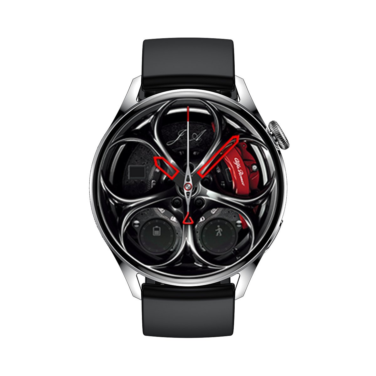 GT5 Smart Watch 1.2 Inch Sim Card Wifi NFC GPS BLT5.0 Wireless Charging Multi Languages Sports Smart Watch For Android Ios
