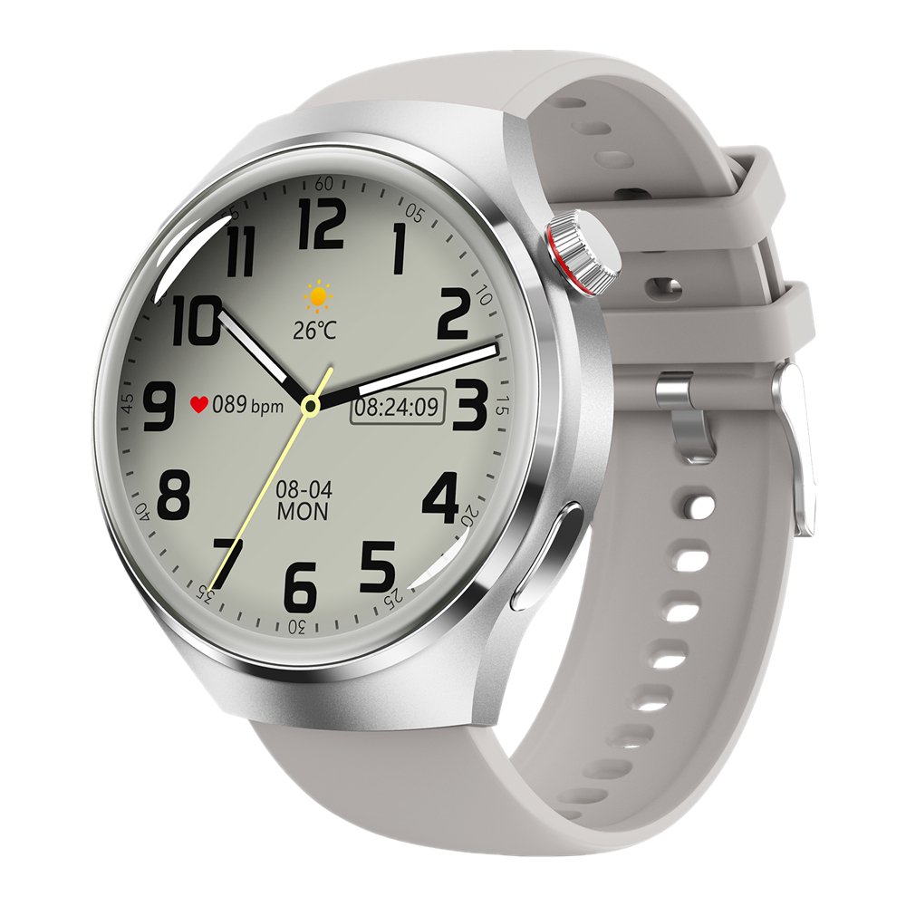 Round 1.53 Inch Screen BT Call Voice Assistant NFC Door Open Customize Watch Face GT4 Pro Smart Watch
