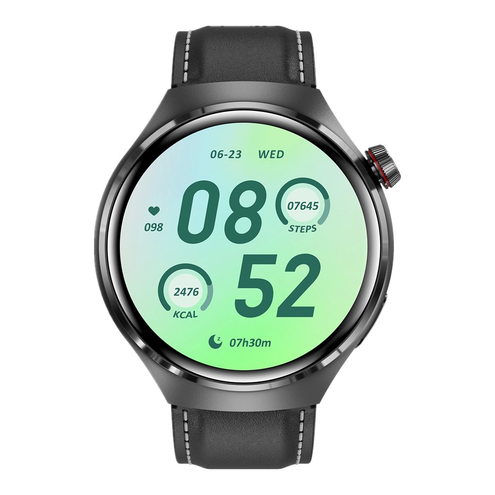 Round 1.53 Inch Screen BT Call Voice Assistant NFC Door Open Customize Watch Face GT4 Pro Smart Watch