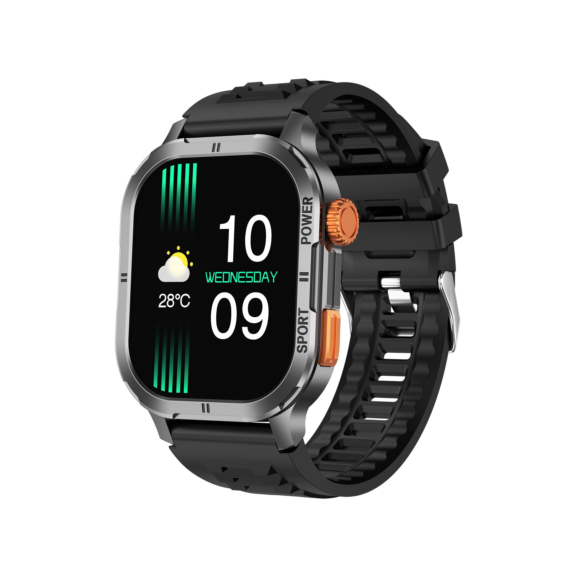 350Mah Large Screen 2.13 inch Hot M63 AMOLED Smart Bracelet Health Sleep Monitoring Waterproof Heart Rate Rectangle Smart Watch