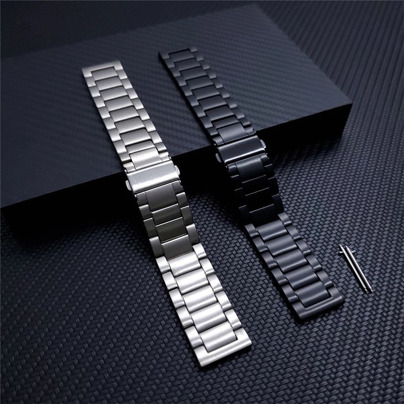 LAIHE Wholesale Quick Release Replacement Luxury 20 22mm Stainless Steel Smart Watch Strap Band For Garmin GT Series