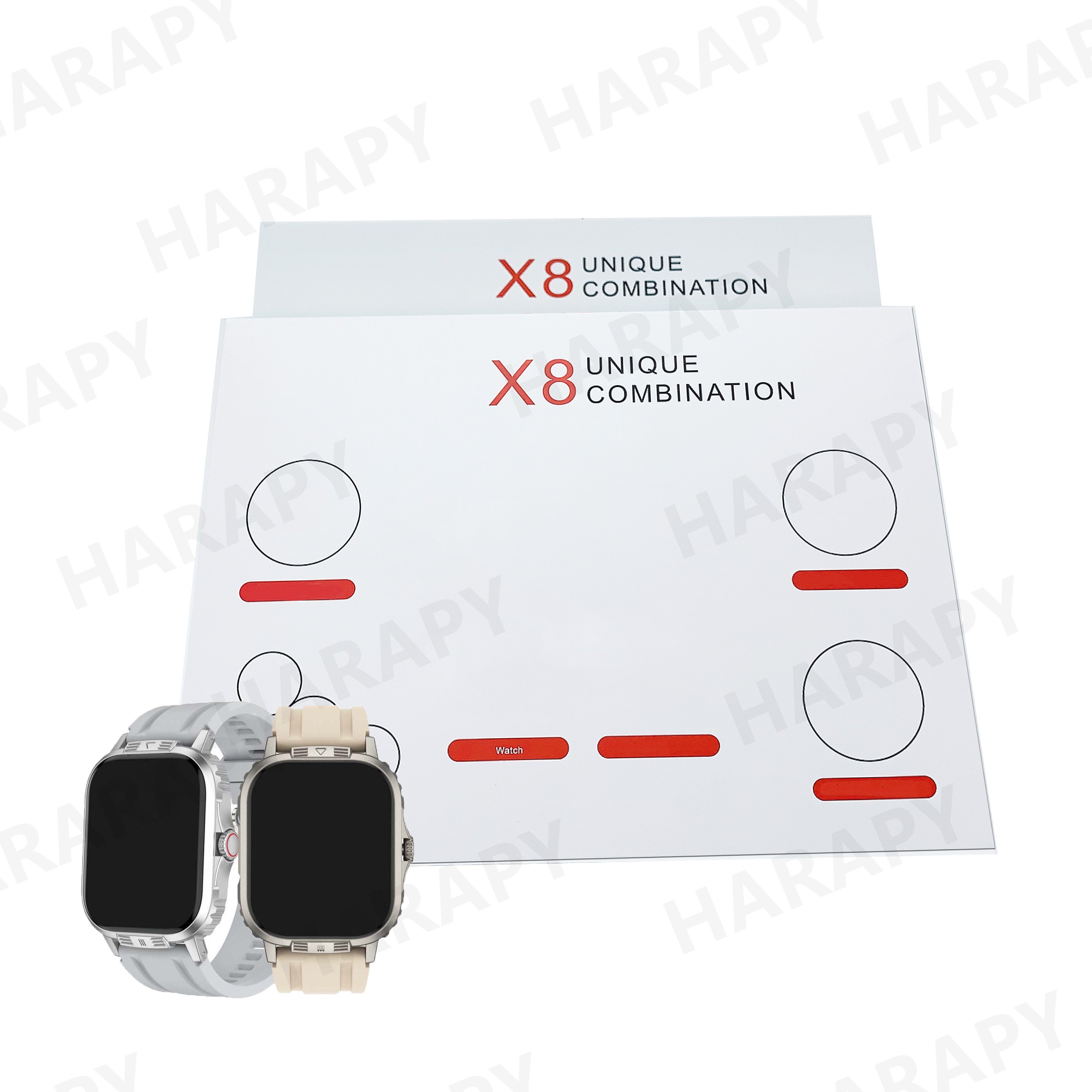 2024 Reloj X8 ultra smart watch Wireless Charger sports X8ultra Unique Combination smartwatch X9 X90 X10 X11 X12 suit S9 set 9 8