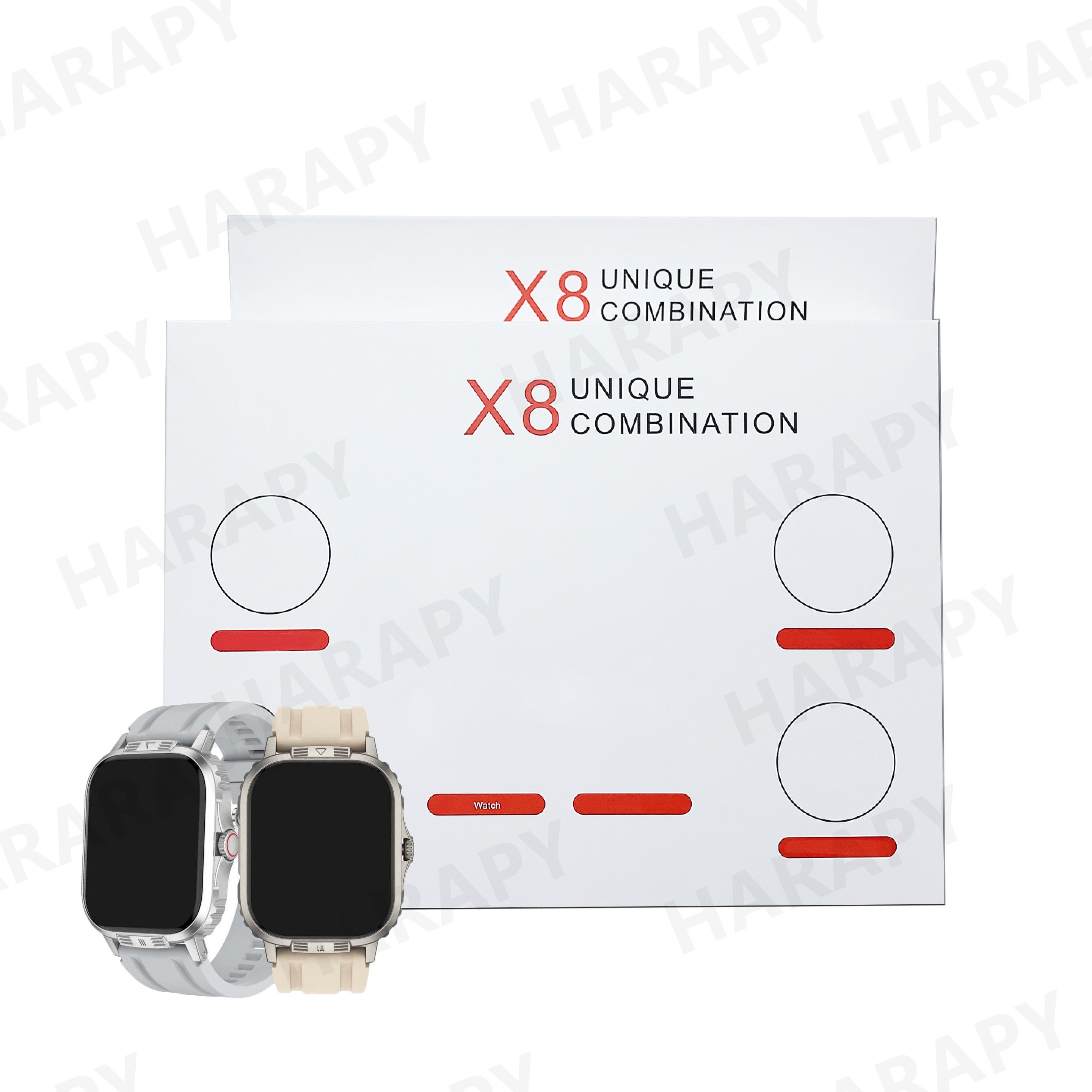 2024 Reloj X8 ultra smart watch Wireless Charger sports X8ultra Unique Combination smartwatch X9 X90 X10 X11 X12 suit S9 set 9 8