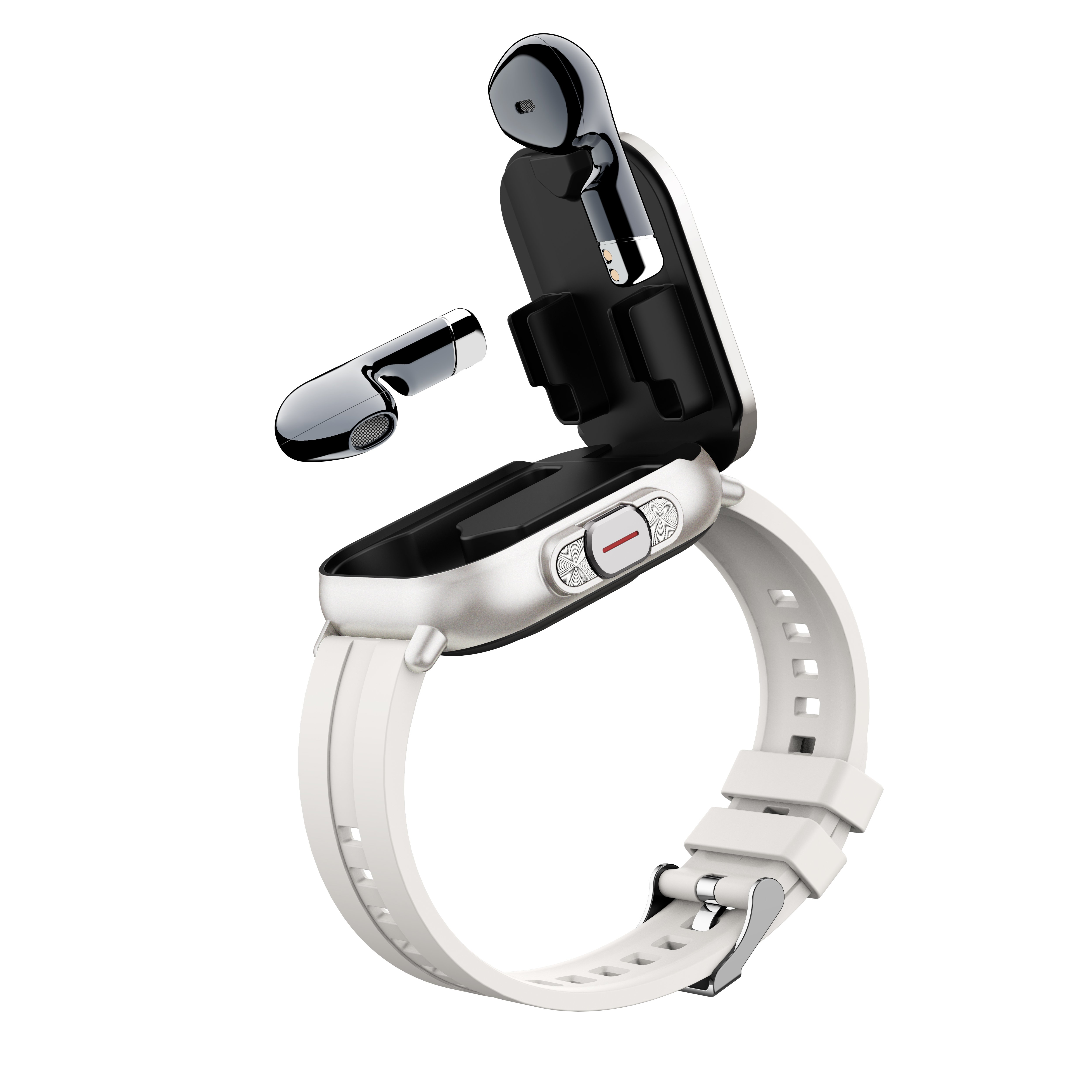 2 IN 1 Smart Watch With Earbuds 2024 Screen 2.01 TFT 250mah Smartwatch Headset Smart Call with Earphone NFC