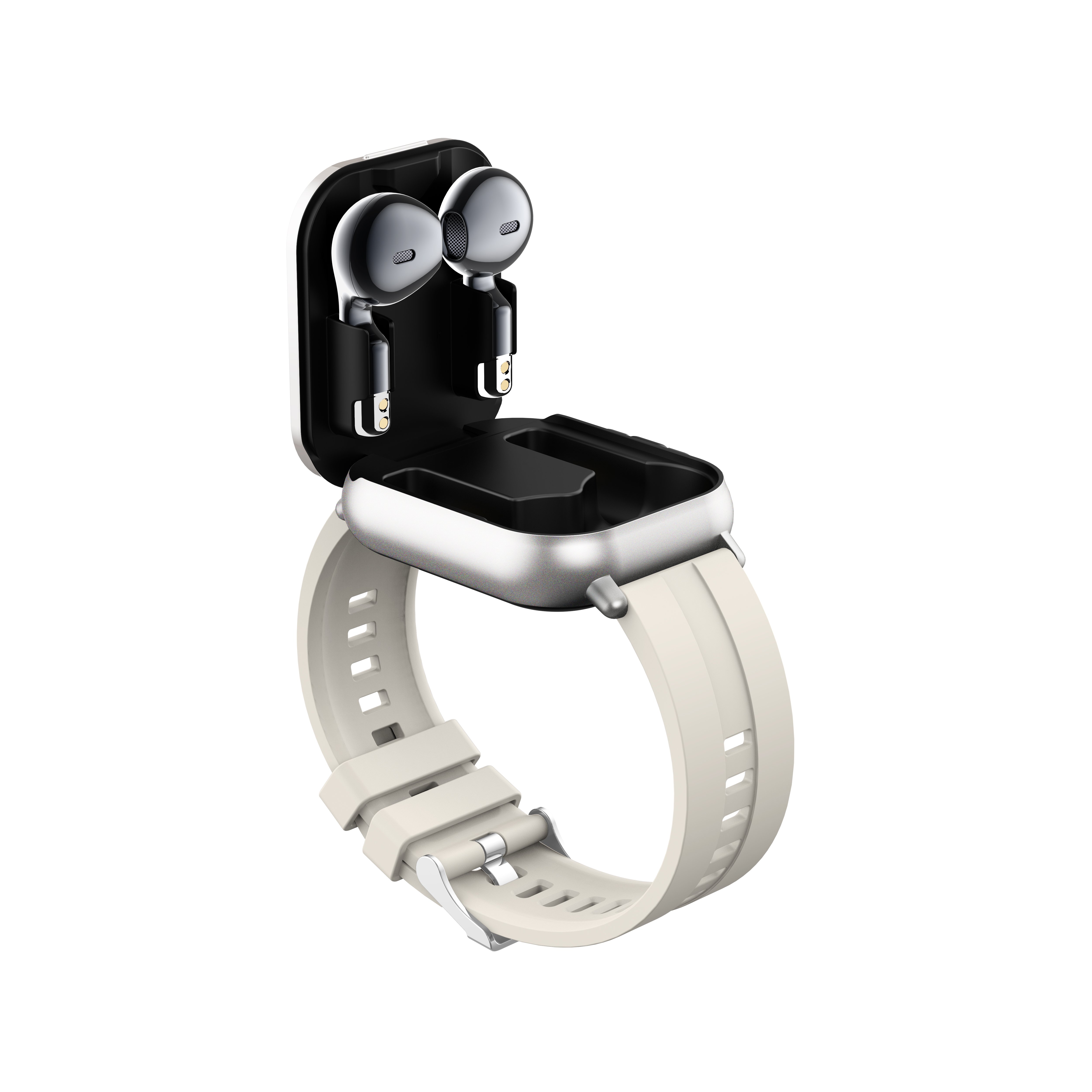 2 IN 1 Smart Watch With Earbuds 2024 Screen 2.01 TFT 250mah Smartwatch Headset Smart Call with Earphone NFC