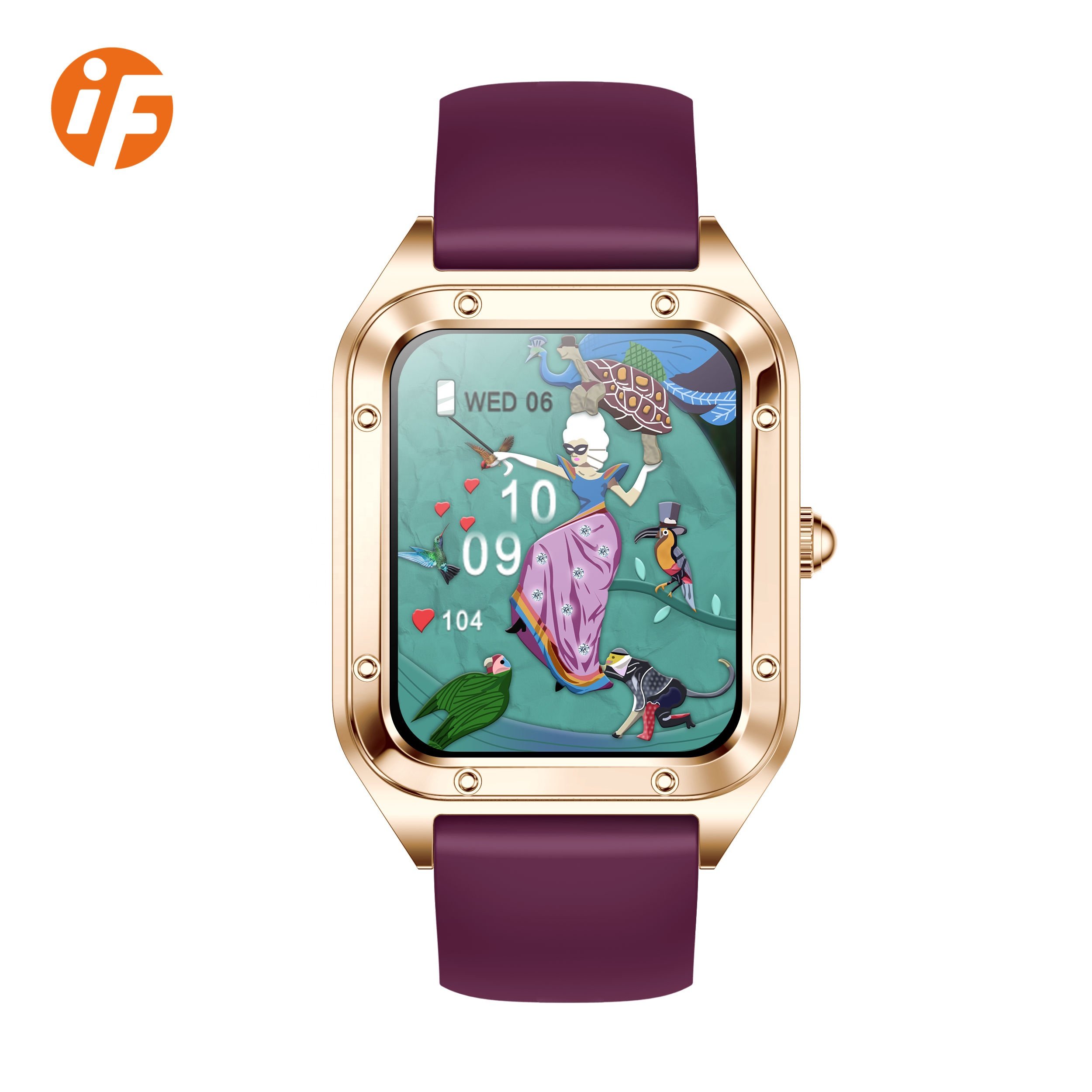 INNOFOVO New Arrival Wearable Devices Unique Women Sport Smartwatch Waterproof IP68 Smart Watch