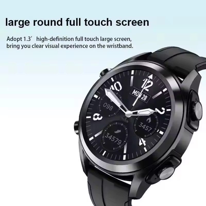 Smart watch 2023 JM03 TWS BT earphone and watch 2in1 touch screen call reminder 24h Heart rate smart watch fitness taracker