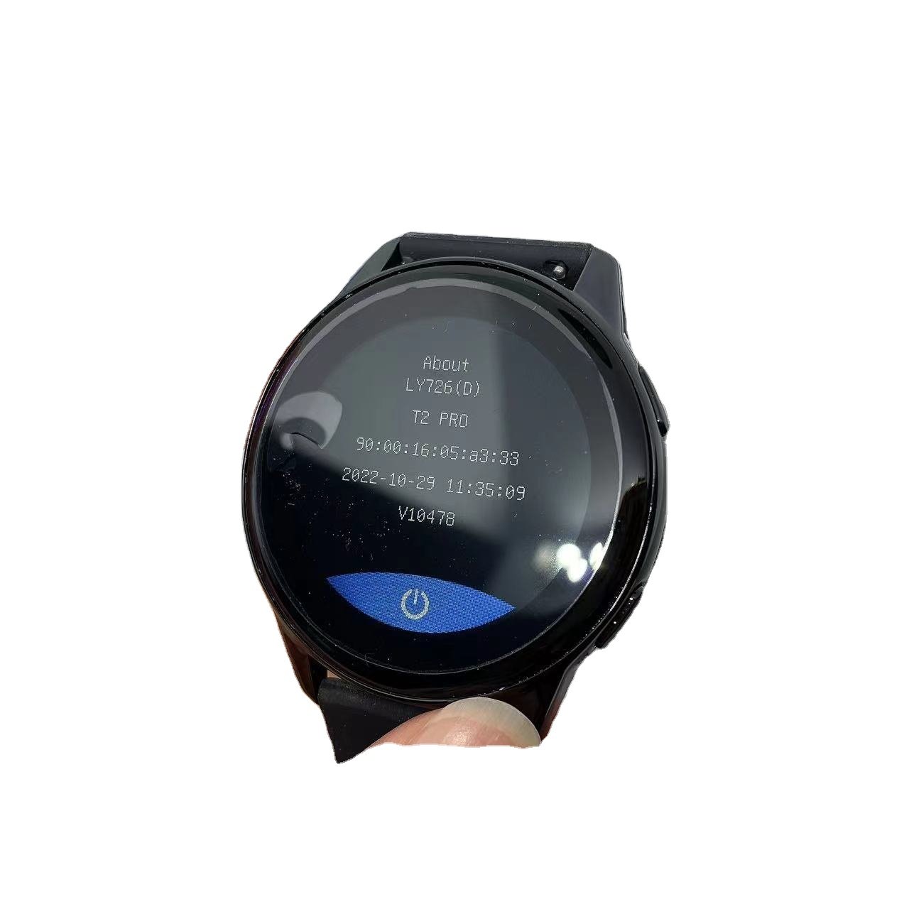 High quality wearable T2pro 1.28inch Full touch Round Screen Smart Watch Call Heart rate monitoring smart bracelet