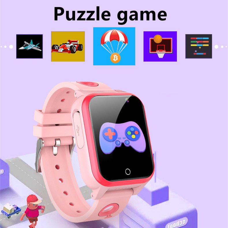 Maxtop Custom Boys Girls Kids Game Watch Waterproof New Touch Children Smartwatch Fitness Tracker Game Kids Smart Watch