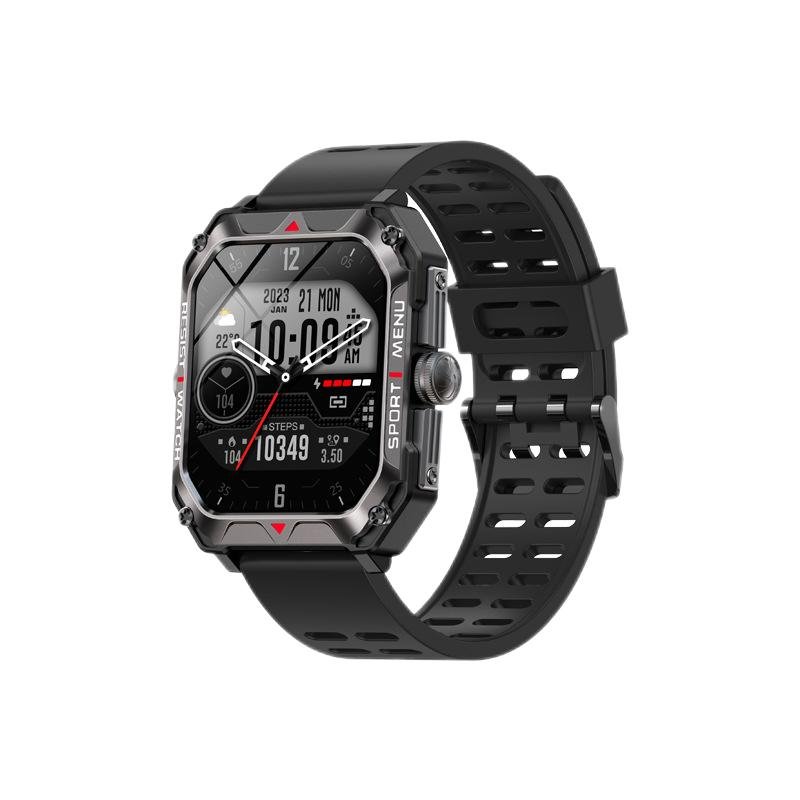 2023 Hot Sale H22 Outdoor Sports Digital 2.02 inch HD Screen BT Call Fitness Bracelet Electronic Smart Watch Waterproof for Men