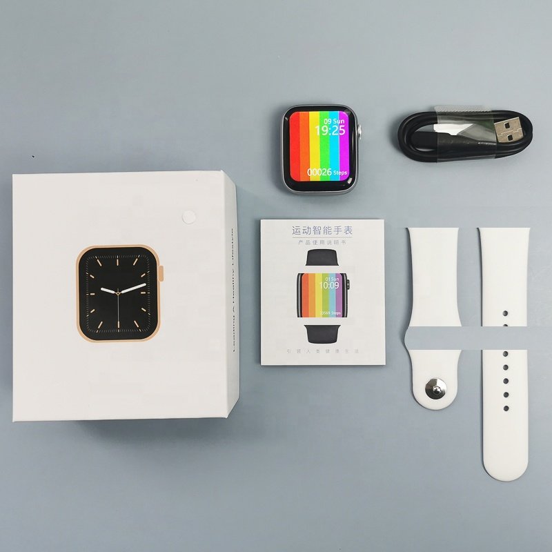 W26+Plus IP68 ECG 1.75 Inch Series 5 6 7 Health Sport Waterproof IP68 iwo Smartwatch W26 Smart Watch