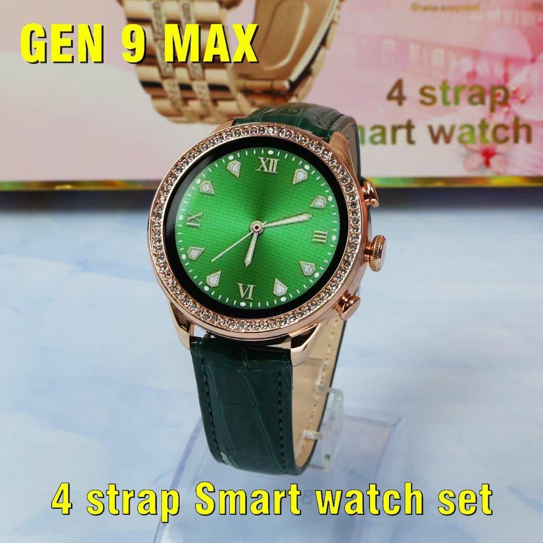 Gen 9 Max Smart Watch Amoled Bt Call Reloj Fitness Tracker Gift Box Suit Sport Waterproof Gen9 Max Smartwatches For Ladies Gift