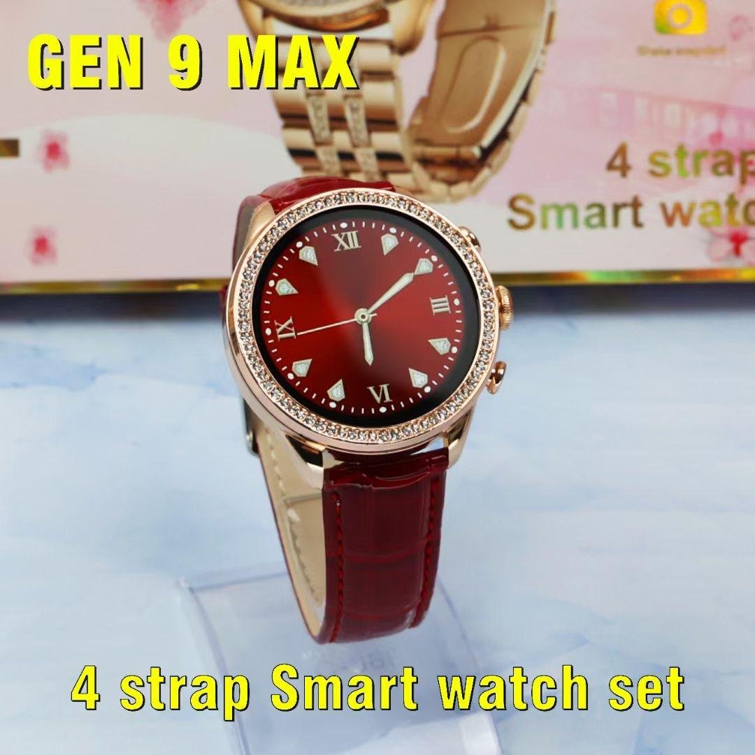 Gen 9 Max Smart Watch Amoled Bt Call Reloj Fitness Tracker Gift Box Suit Sport Waterproof Gen9 Max Smartwatches For Ladies Gift