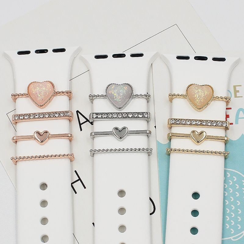 AF Wholesale Jewelry Metal Charms for Wristband Watch Band Watch Band Accessories Charms Smart Watch Band & Accessories