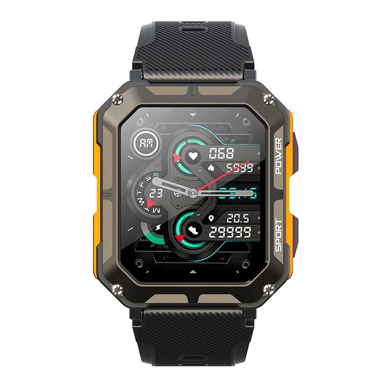 C20Pro Smartwatch HD Touch Screen Long Battery Life Sports Wristwatch IP68 Waterproof Multiple Sports Modes Smart Watch C20 Pro