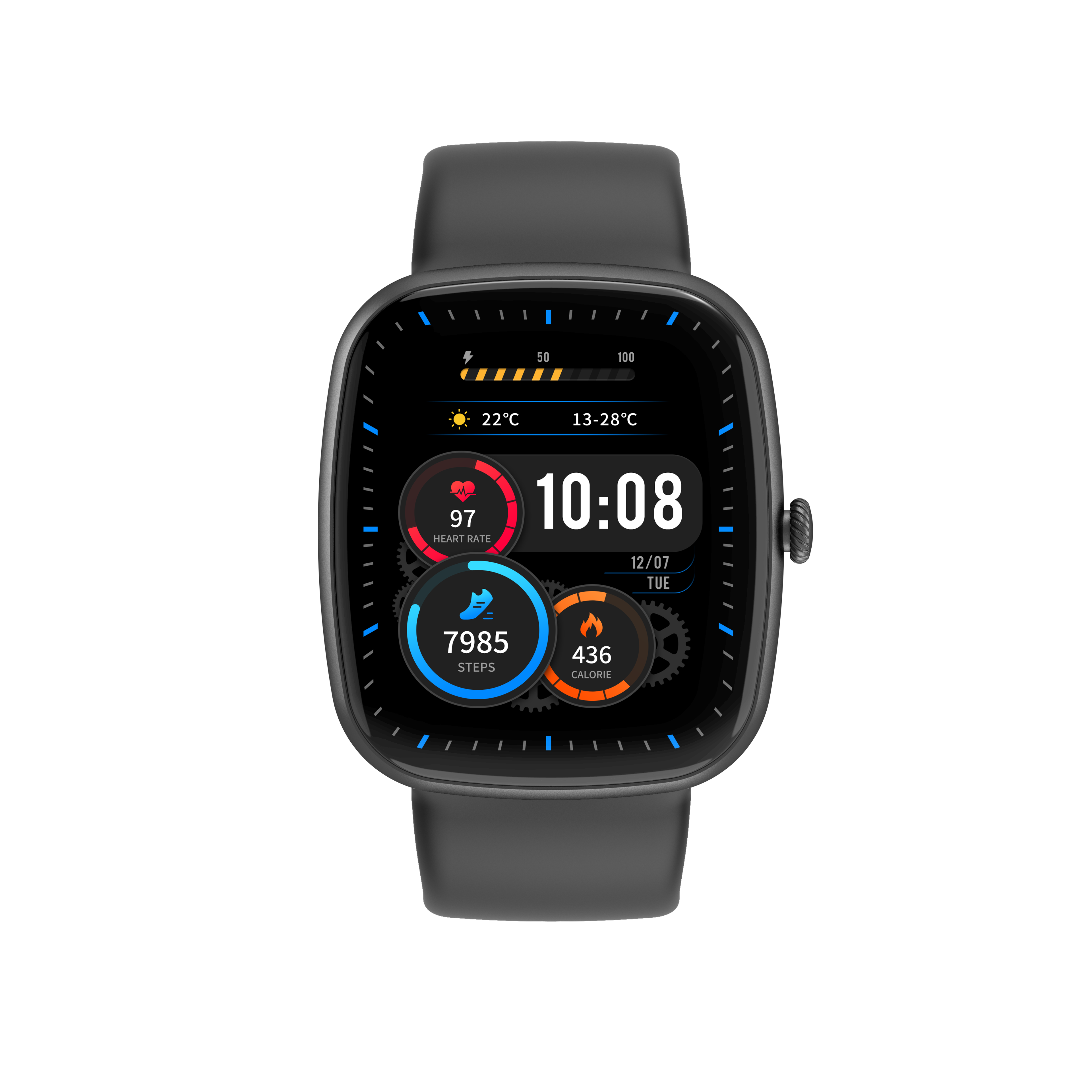 2024 New Fashion Z139 Ultra Long-Life Square Smart Watch For Men Women Wearable Device With Voice Assistant Call