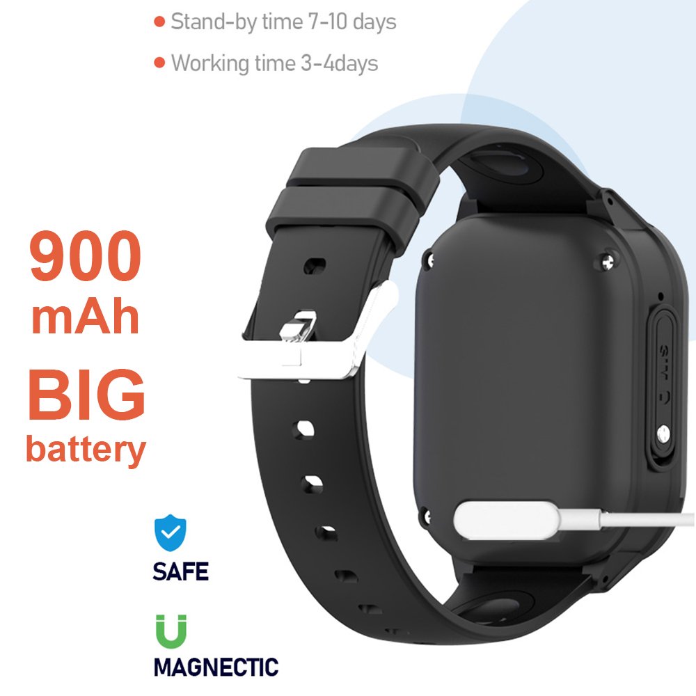 Top grade 4G smart watch D1 WiFi LBS GPS smartwatches IP67 waterproof real-time tracking device with SMS music video call