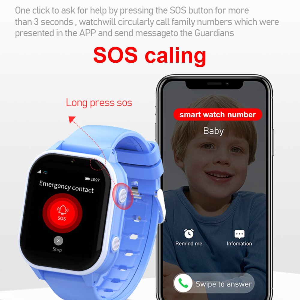 Top grade 4G smart watch D1 WiFi LBS GPS smartwatches IP67 waterproof real-time tracking device with SMS music video call