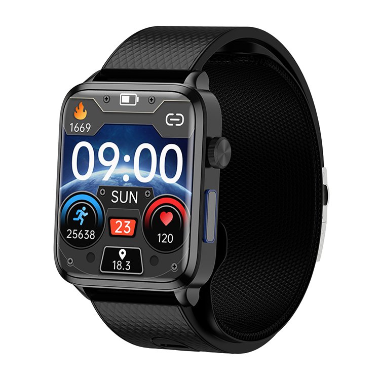 Smartwatch P300 Air Pump Airbag True Blood Pressure Oxygen Accurate Temperature Heart Rate Monitor Sphygmomanometer Smart Watch