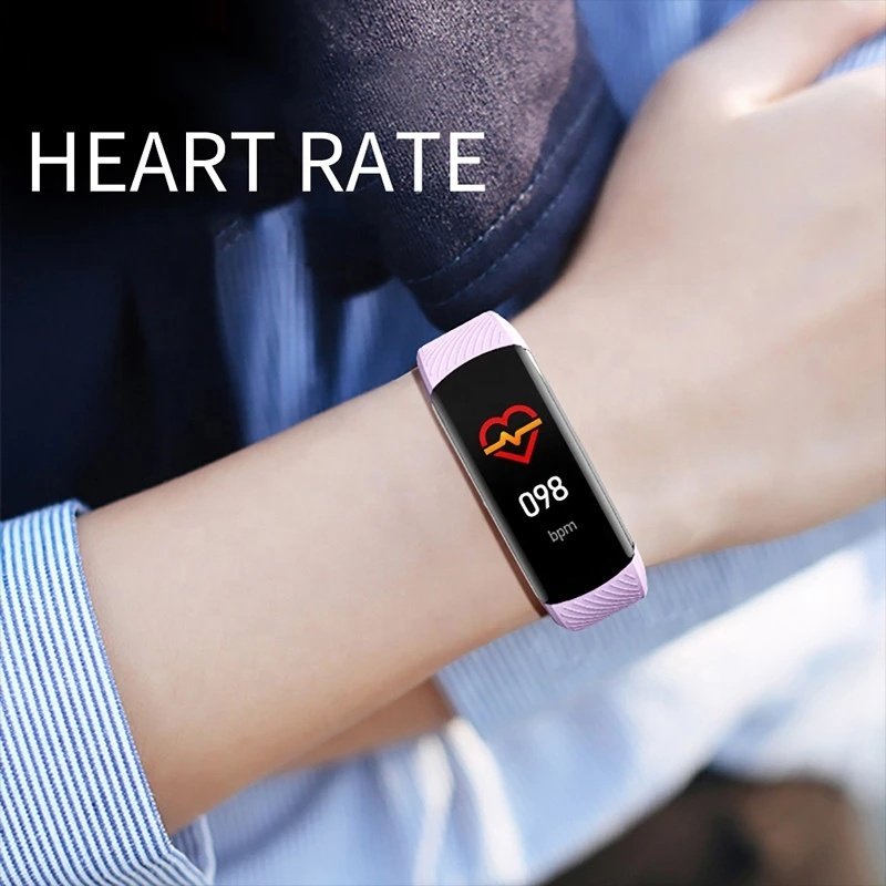 Men women C6T Waterproof with Heart Rate Blood Pressure Sleep Monitor body Temperature sensor Fitness Tracker health smart watch