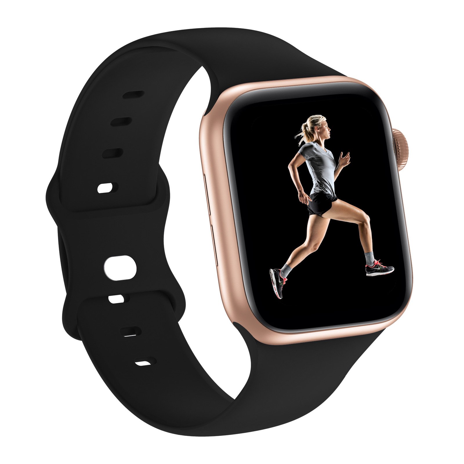 Sport Silicone Smart Watch Band Strap For Apple Watch Bands, For Apple Watch Series 6 Band