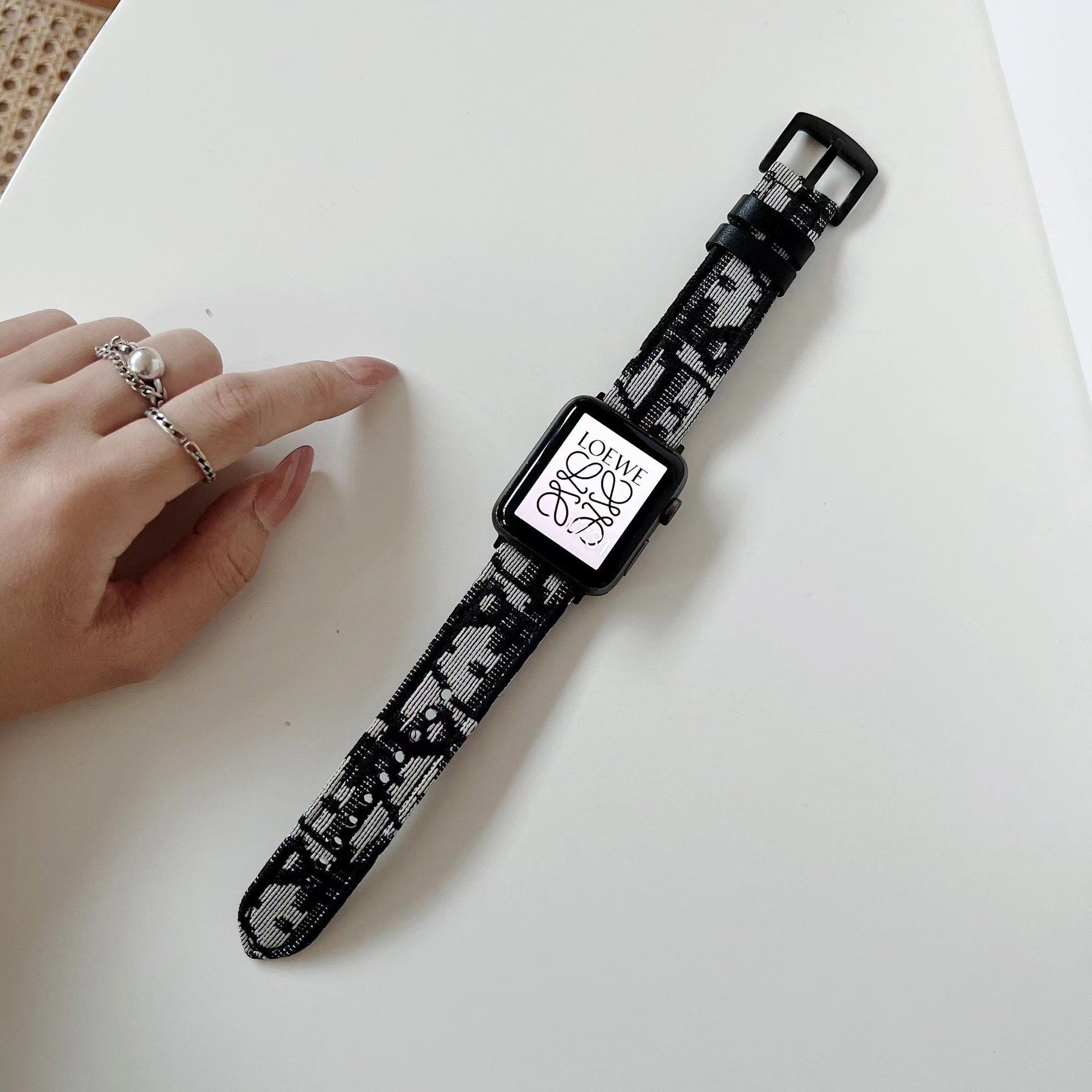 Modern Latest Custom-Made Hot Selling Smart Watch 116 Plus Wrist Band Canvas Leather Double Width Watch Bands