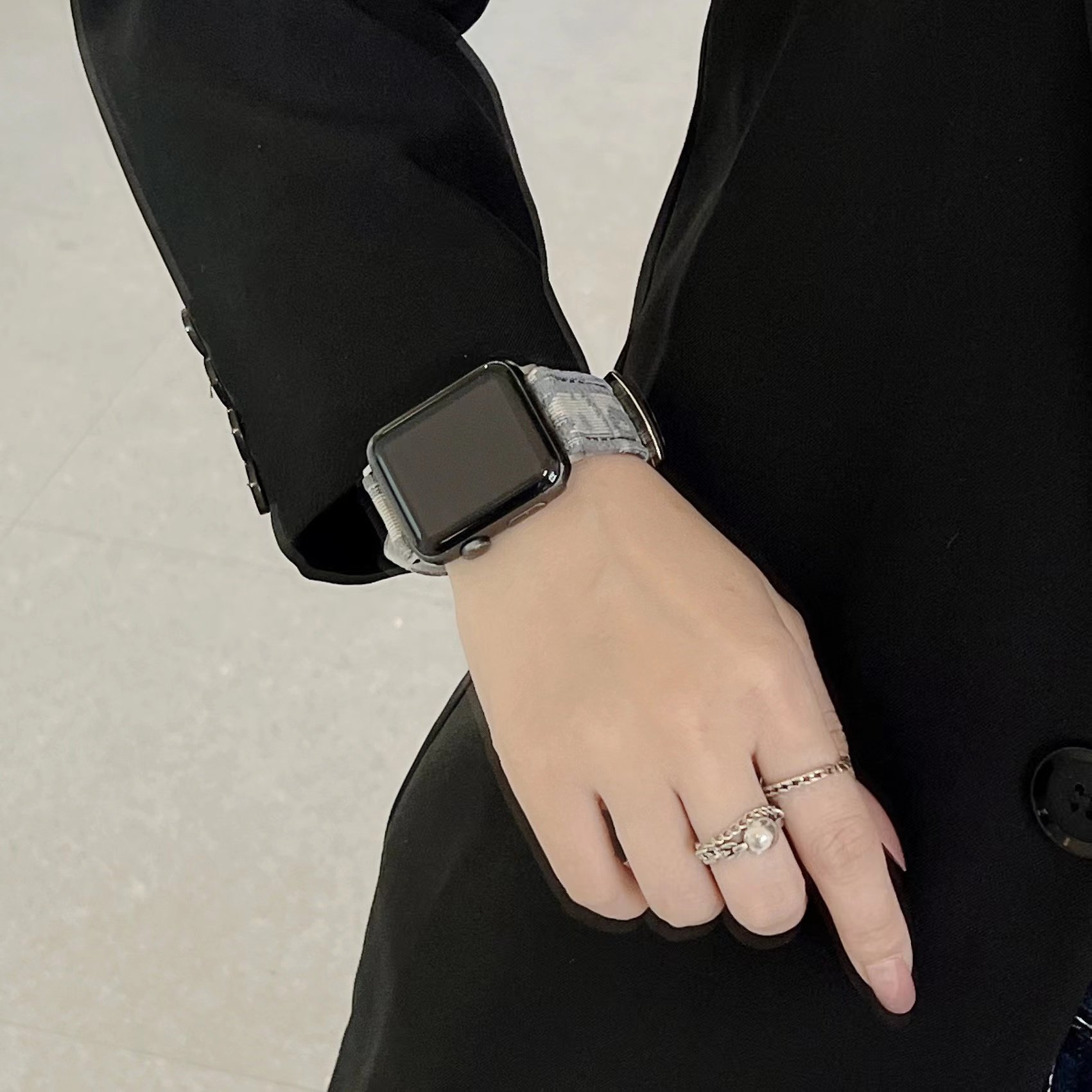 Modern Latest Custom-Made Hot Selling Smart Watch 116 Plus Wrist Band Canvas Leather Double Width Watch Bands