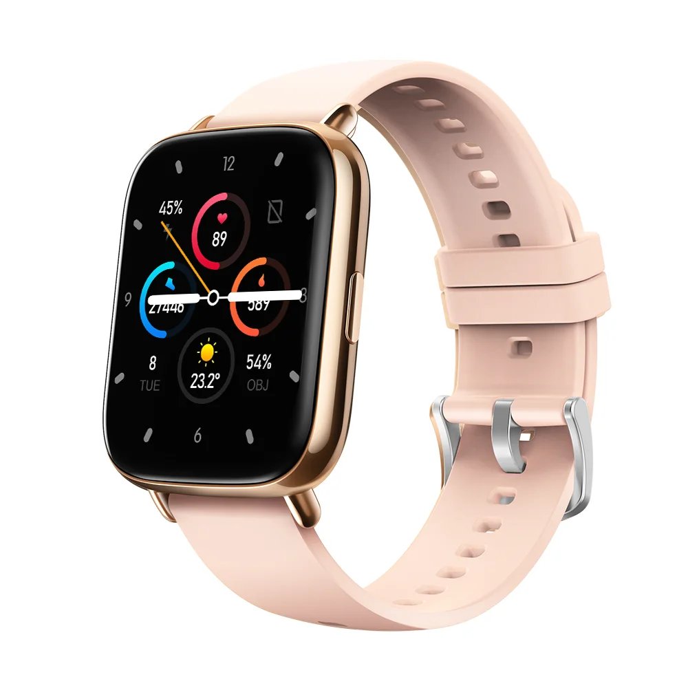 UM68T Smartwatch Reloj 1.69 "square full screen blood pressure heart rate monitoring Body temperature smart watch