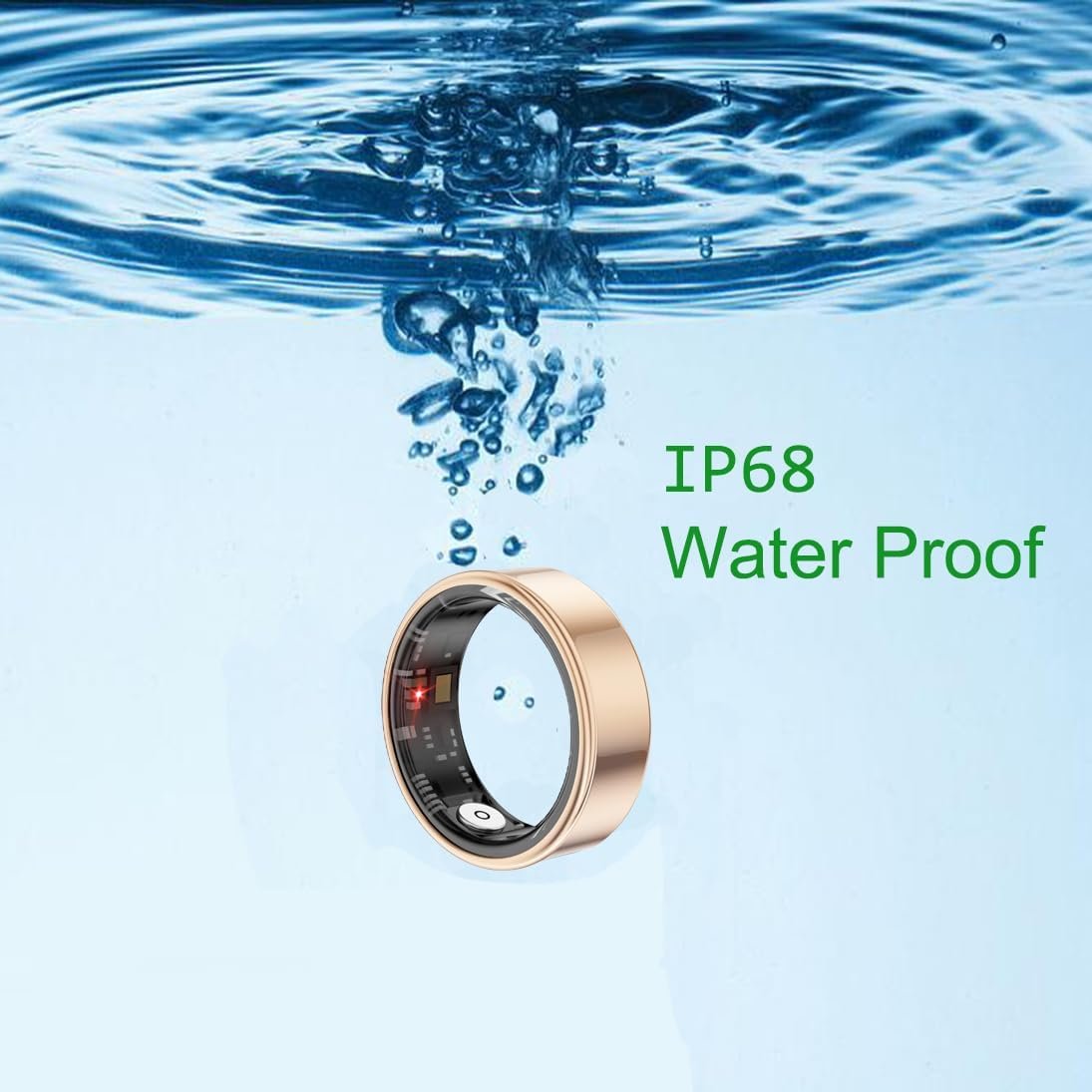 Hyperliving Blood Oxygen Sleeping Quality Monitoring Pedometer Calorie Detection Health Tracker Smart Rings