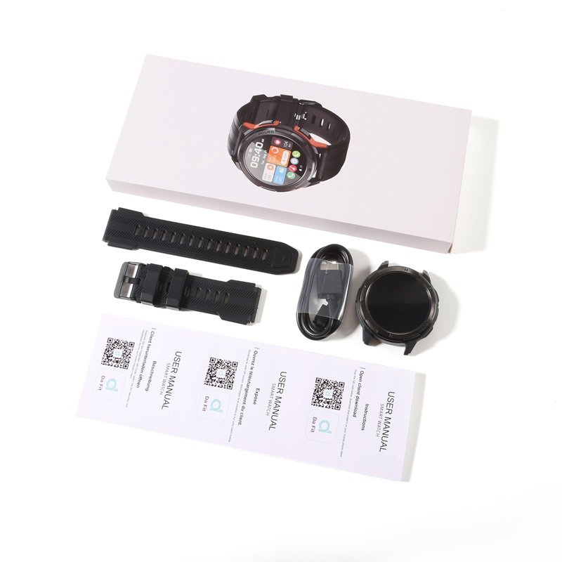 2023 amoled c25 smartwatch dafit app outdoor sport men circle round pk tank t2 rugged c 25 smart watch c25 for adventure