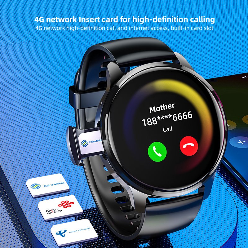 2024 IP68 waterproof android smart watch with wifi and sim card 4g lte VP68 smartwatch gps tracker network goo gle play gps
