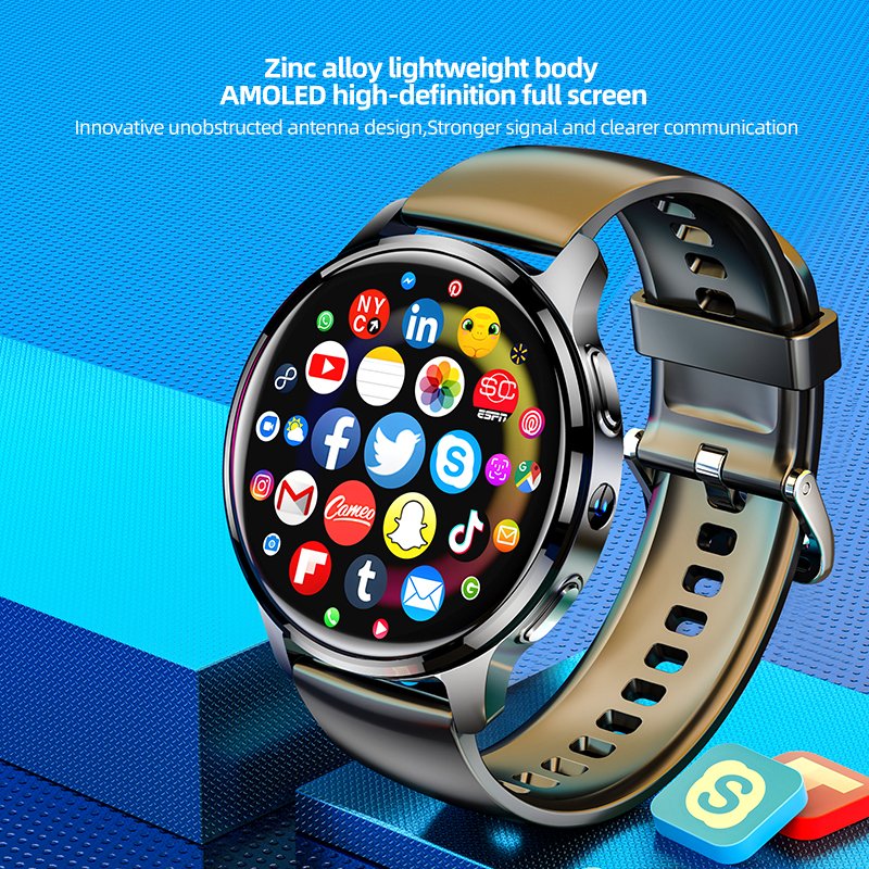 2024 IP68 waterproof android smart watch with wifi and sim card 4g lte VP68 smartwatch gps tracker network goo gle play gps